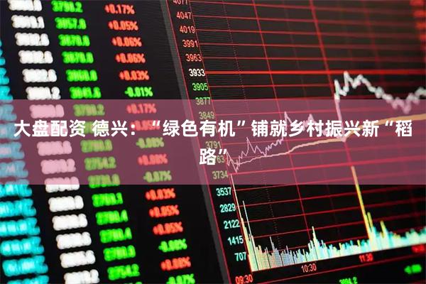 大盘配资 德兴：“绿色有机”铺就乡村振兴新“稻路”